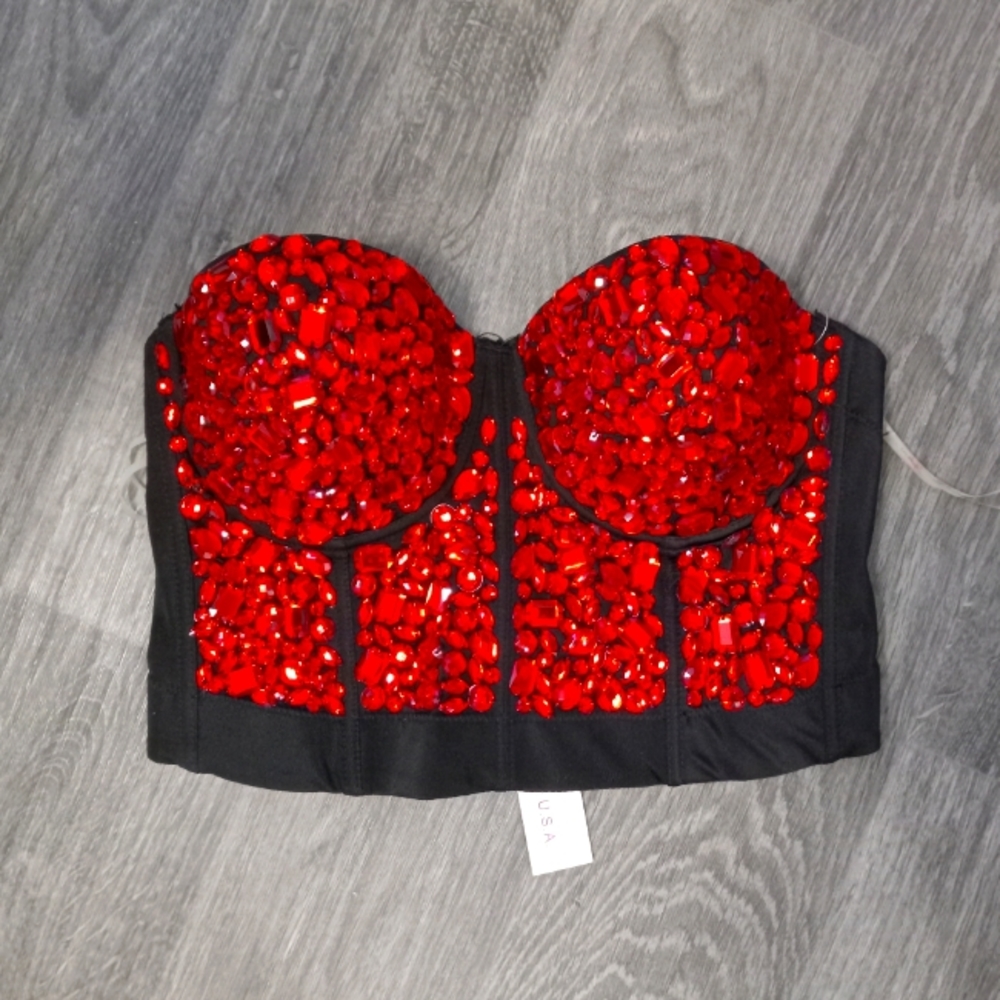 ❤️NWT JEWELED CORSET❤️